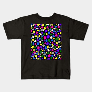 Mosaic Effect in Vibrant Colours Kids T-Shirt